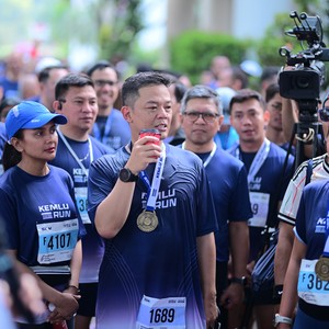 Race photo from KEMLU RUN 2026