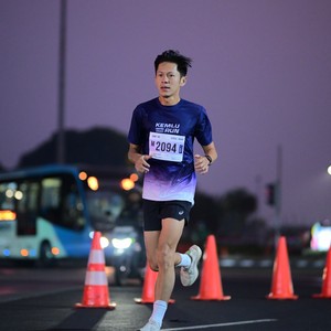 Race photo from KEMLU RUN 2026