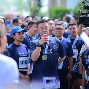 Race photo from KEMLU RUN 2026