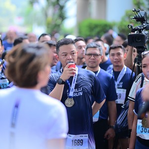 Race photo from KEMLU RUN 2026