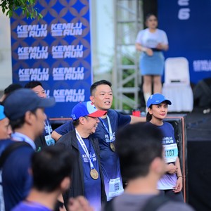 Race photo from KEMLU RUN 2026