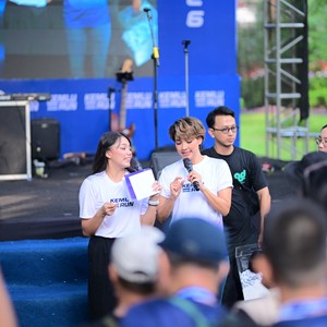 Race photo from KEMLU RUN 2026