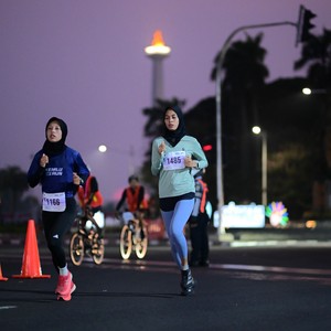 Race photo from KEMLU RUN 2026