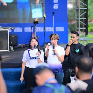 Race photo from KEMLU RUN 2026