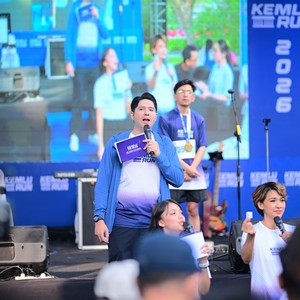 Race photo from KEMLU RUN 2026