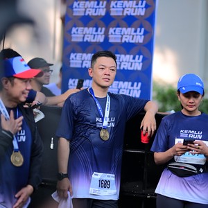 Race photo from KEMLU RUN 2026