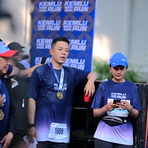 Race photo from KEMLU RUN 2026