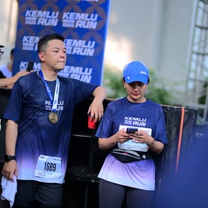 Race photo from KEMLU RUN 2026