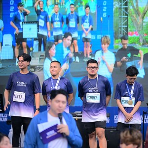Race photo from KEMLU RUN 2026