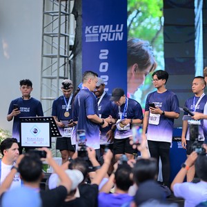 Race photo from KEMLU RUN 2026