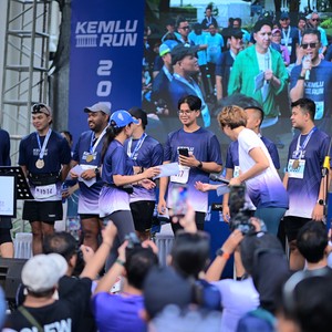 Race photo from KEMLU RUN 2026
