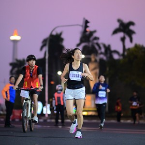 Race photo from KEMLU RUN 2026