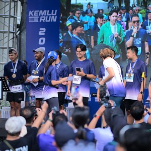 Race photo from KEMLU RUN 2026