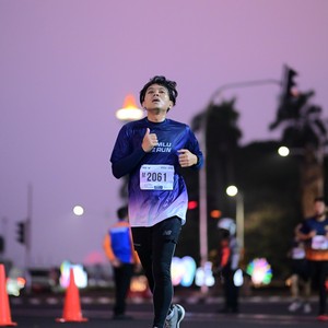 Race photo from KEMLU RUN 2026