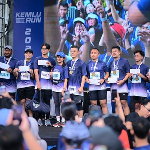Race photo from KEMLU RUN 2026