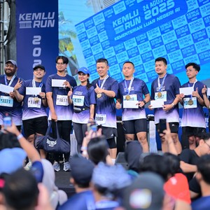 Race photo from KEMLU RUN 2026