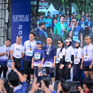 Race photo from KEMLU RUN 2026