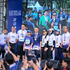 Race photo from KEMLU RUN 2026