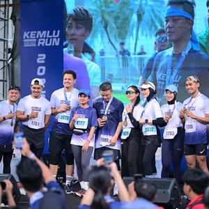 Race photo from KEMLU RUN 2026