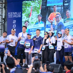 Race photo from KEMLU RUN 2026