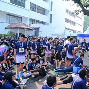 Race photo from KEMLU RUN 2026