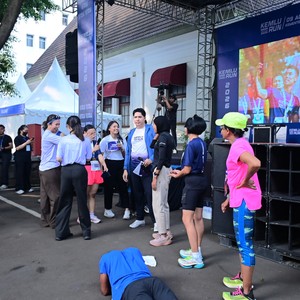 Race photo from KEMLU RUN 2026