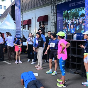 Race photo from KEMLU RUN 2026