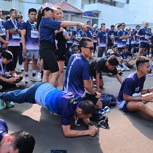 Race photo from KEMLU RUN 2026