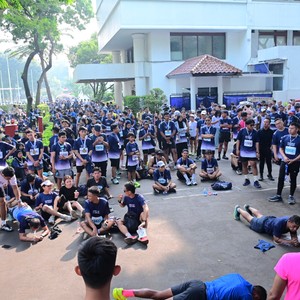 Race photo from KEMLU RUN 2026
