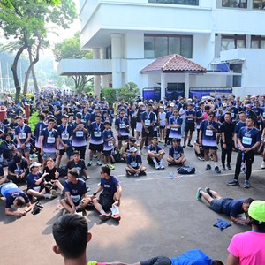 Race photo from KEMLU RUN 2026