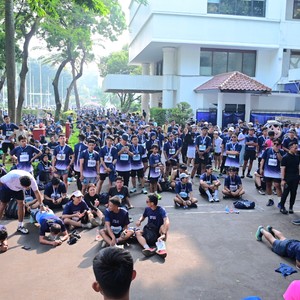 Race photo from KEMLU RUN 2026