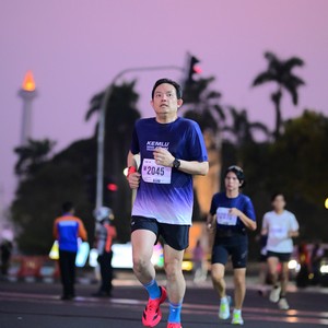 Race photo from KEMLU RUN 2026