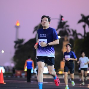 Race photo from KEMLU RUN 2026