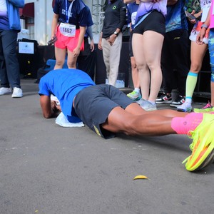 Race photo from KEMLU RUN 2026