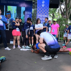 Race photo from KEMLU RUN 2026