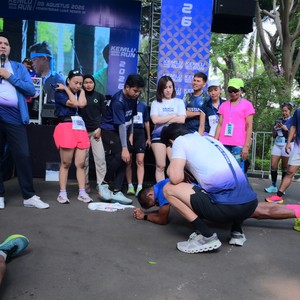 Race photo from KEMLU RUN 2026