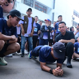 Race photo from KEMLU RUN 2026