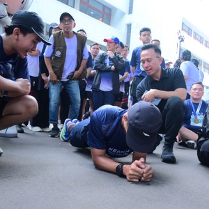 Race photo from KEMLU RUN 2026