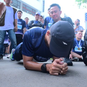 Race photo from KEMLU RUN 2026
