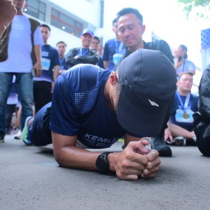 Race photo from KEMLU RUN 2026