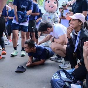 Race photo from KEMLU RUN 2026