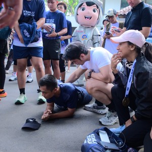 Race photo from KEMLU RUN 2026