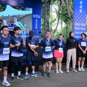 Race photo from KEMLU RUN 2026