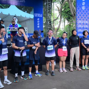 Race photo from KEMLU RUN 2026