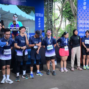 Race photo from KEMLU RUN 2026