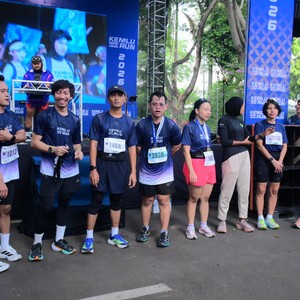 Race photo from KEMLU RUN 2026