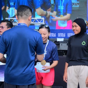 Race photo from KEMLU RUN 2026