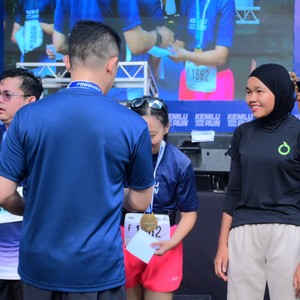 Race photo from KEMLU RUN 2026