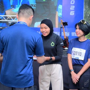 Race photo from KEMLU RUN 2026