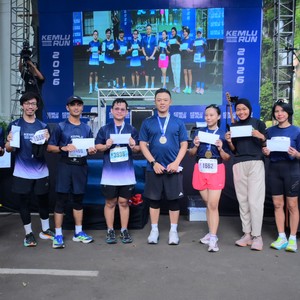 Race photo from KEMLU RUN 2026